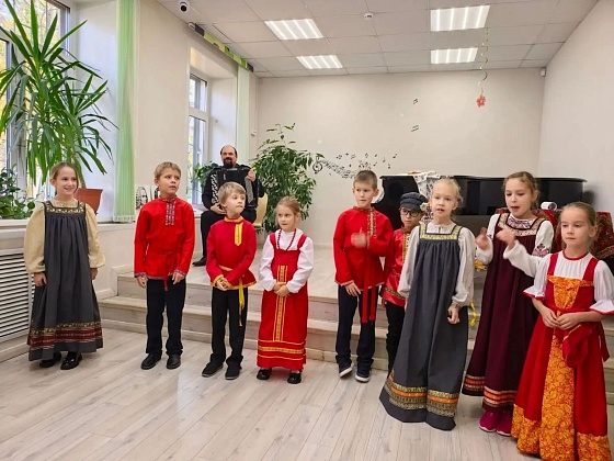 Праздник фольклорного отдела "Осенины на Руси"